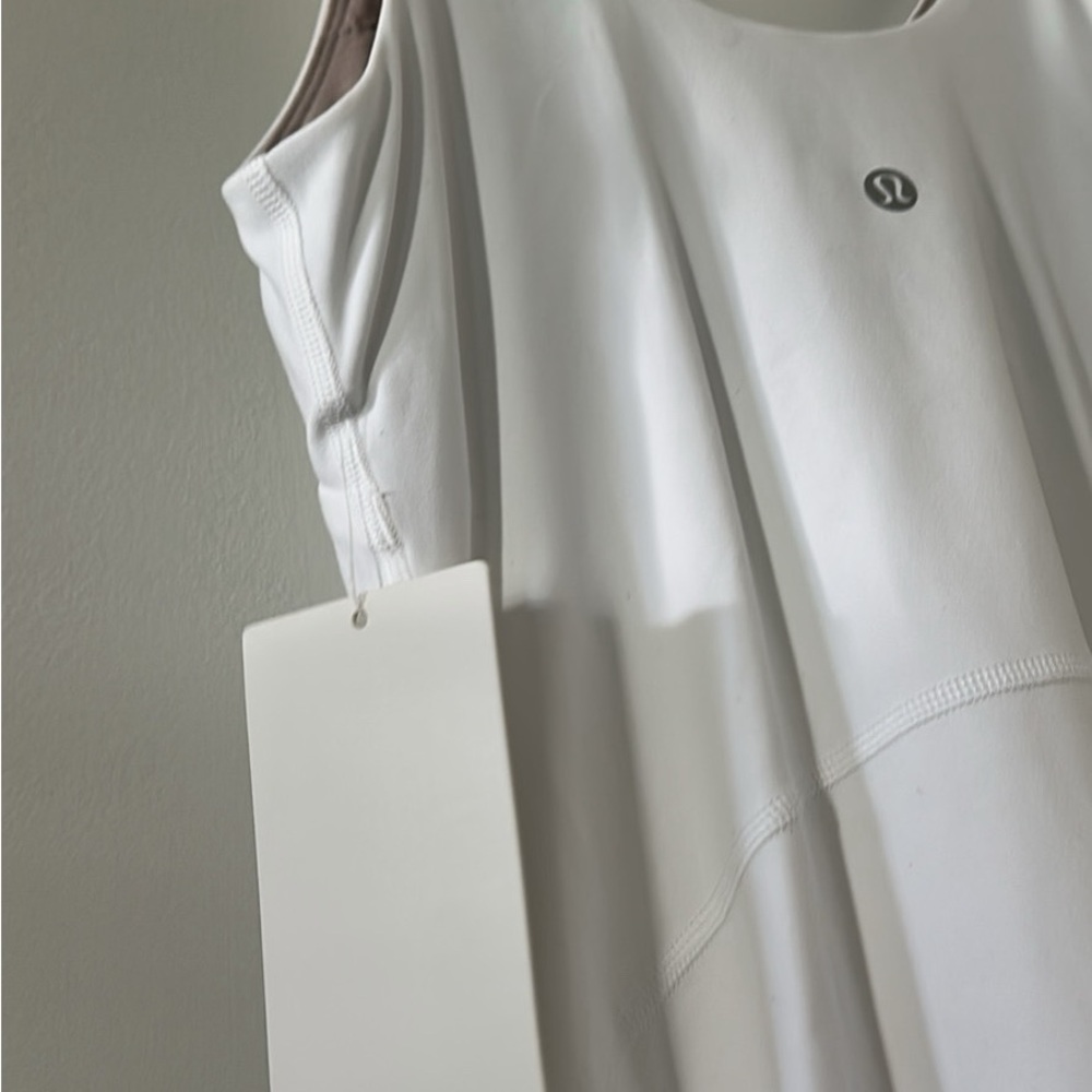 lululemon athletica White Align Dress size 6 With built in pockets & Shorts - Picture 6 of 10